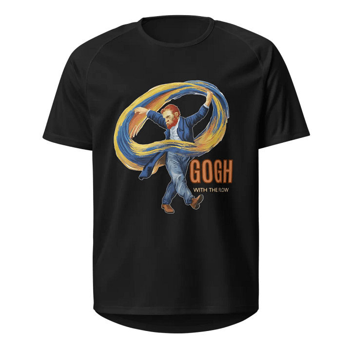 Gogh with the Flow Unisex Sports Jersey product image (1)