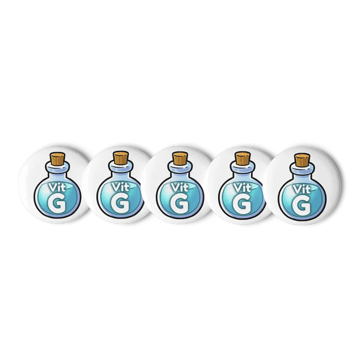 Vitamin G Pin Button Set product image (2)