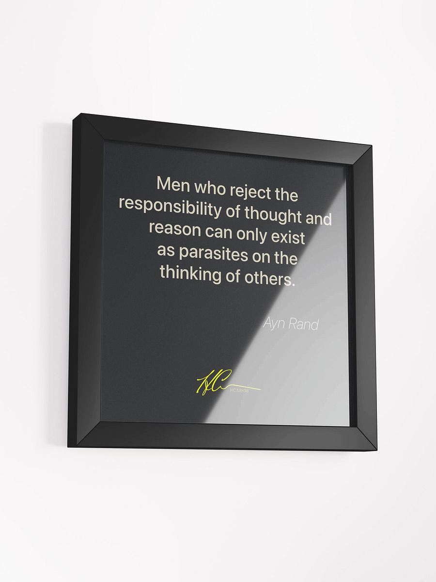 Ayn Rand Q5 - Framed Poster product image (3)