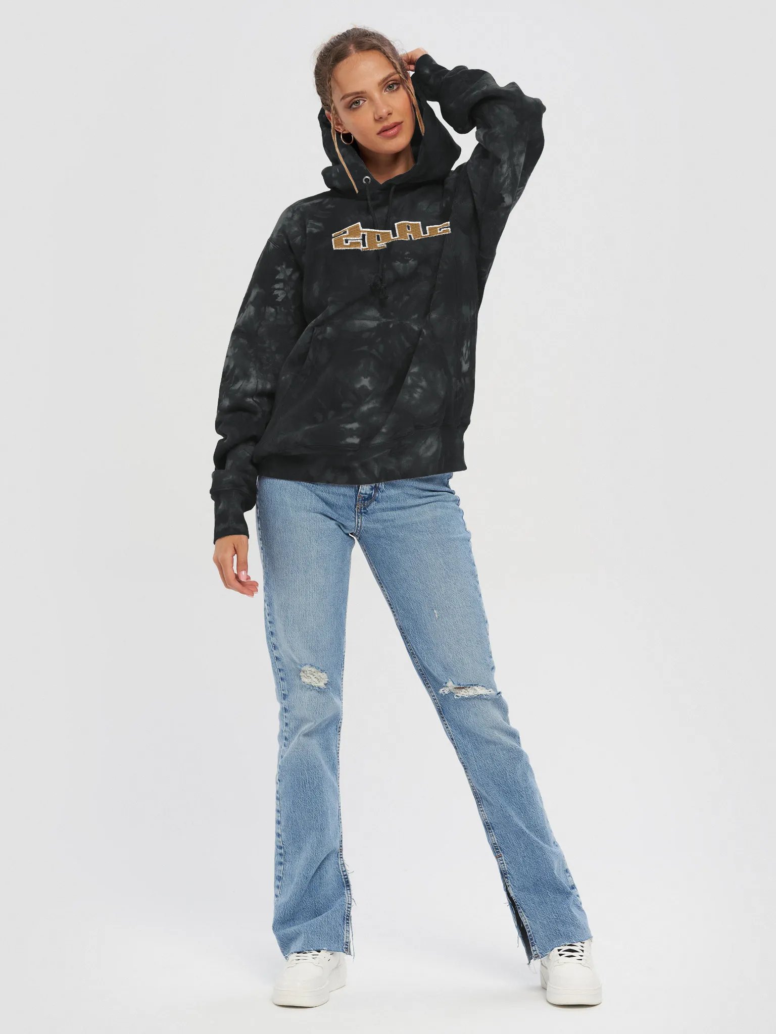 Champion Embroidered Tie-Dye Hoodie [Limited edition] product image (4)