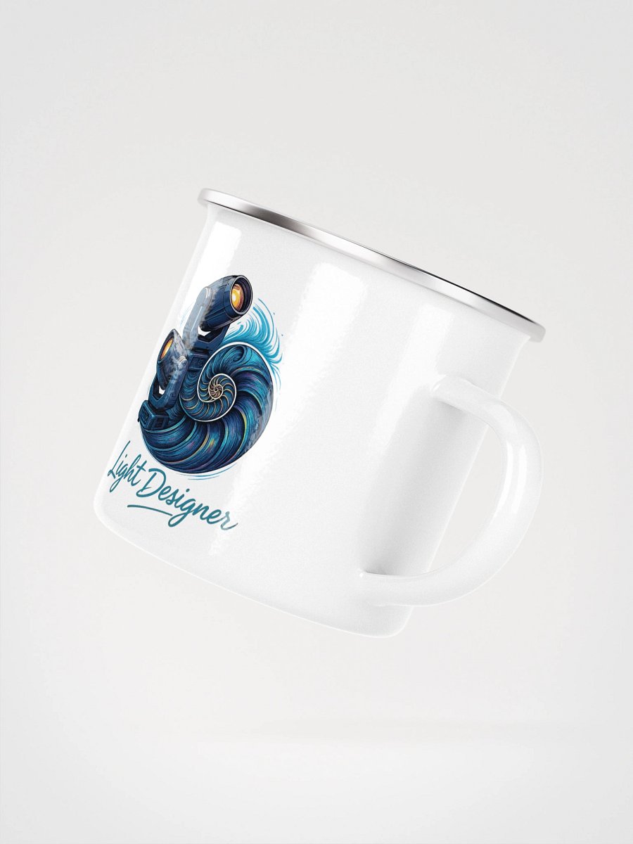 Theatrically Jerry: "LD Nautilus" Light Designer Enamel Mug product image (3)