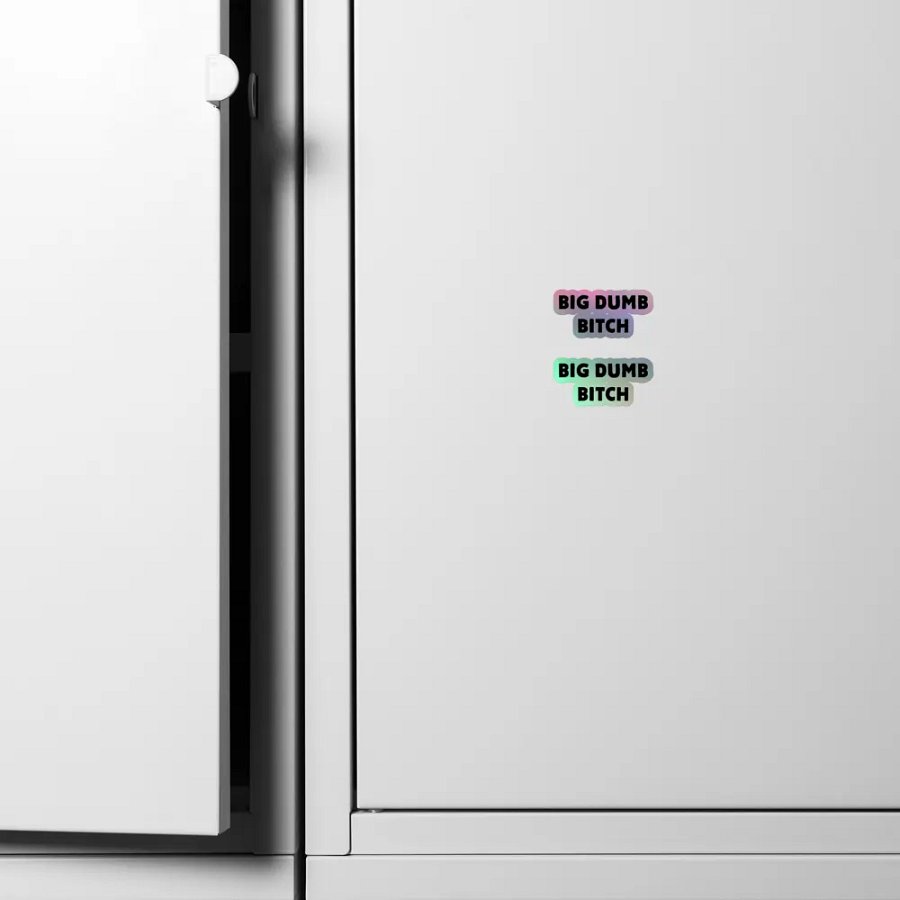 Big Dumb Bitch Foil Stickers product image (6)