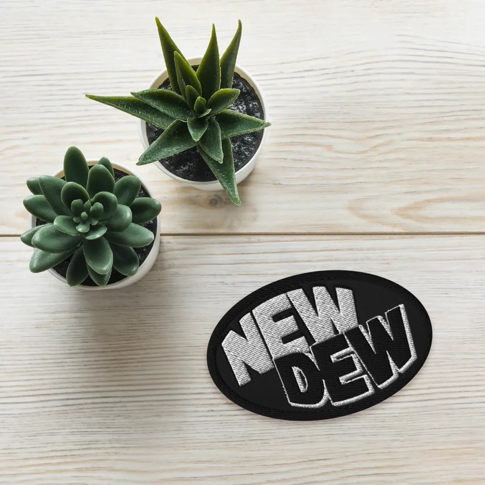 NEW DEW - EMBROIDERED PATCH product image (3)
