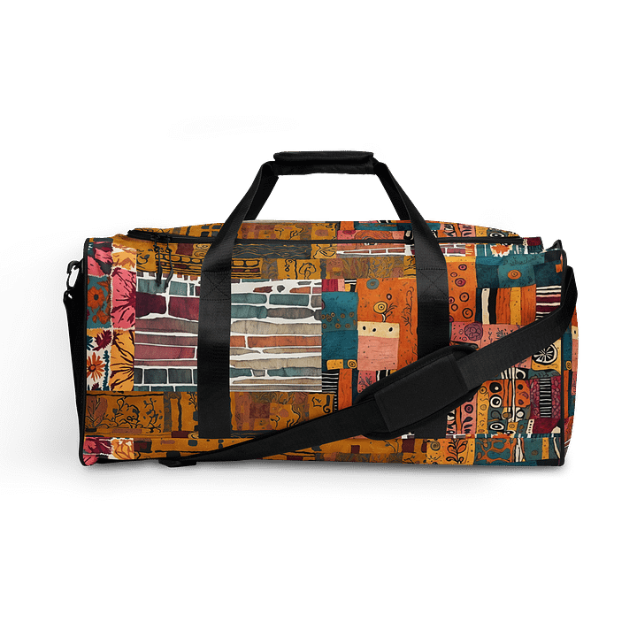 Eclectic Patchwork Paradise Duffle Bag product image (2)