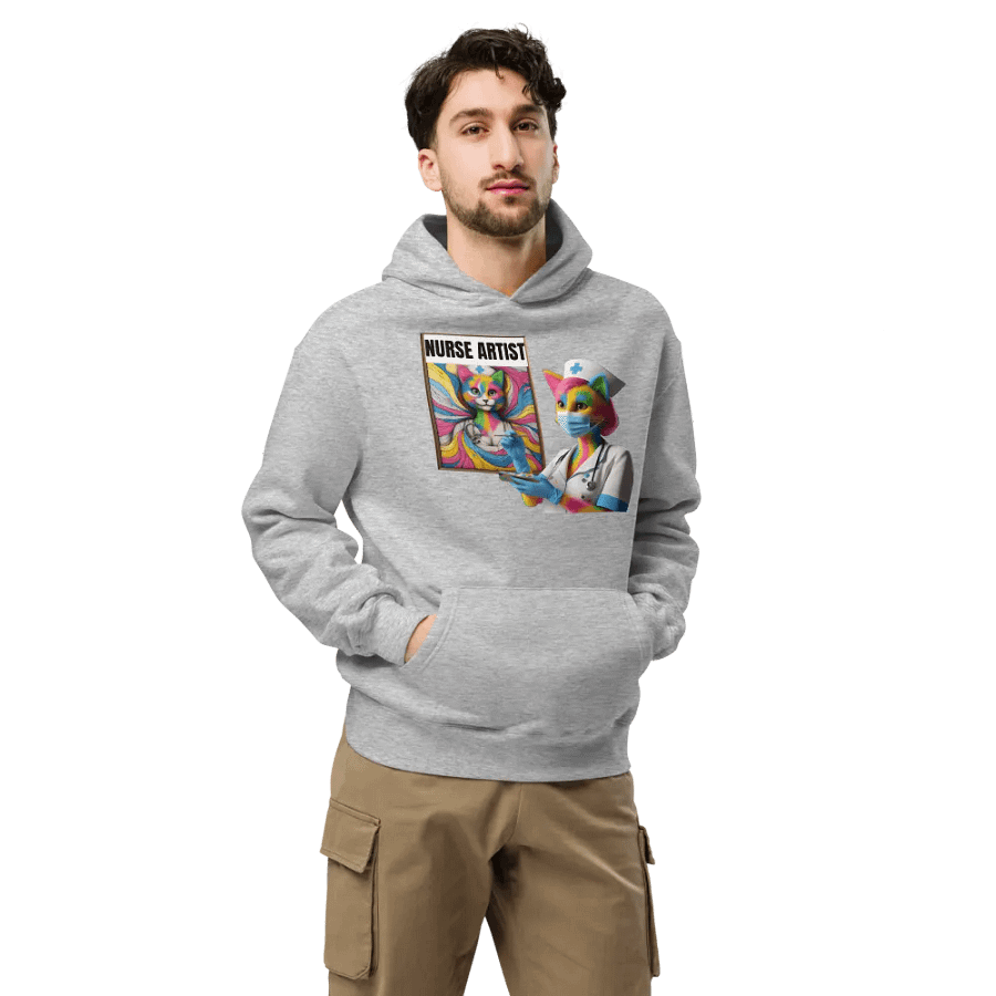 Whimsical Nurse Artist Oversized Hoodie product image (27)
