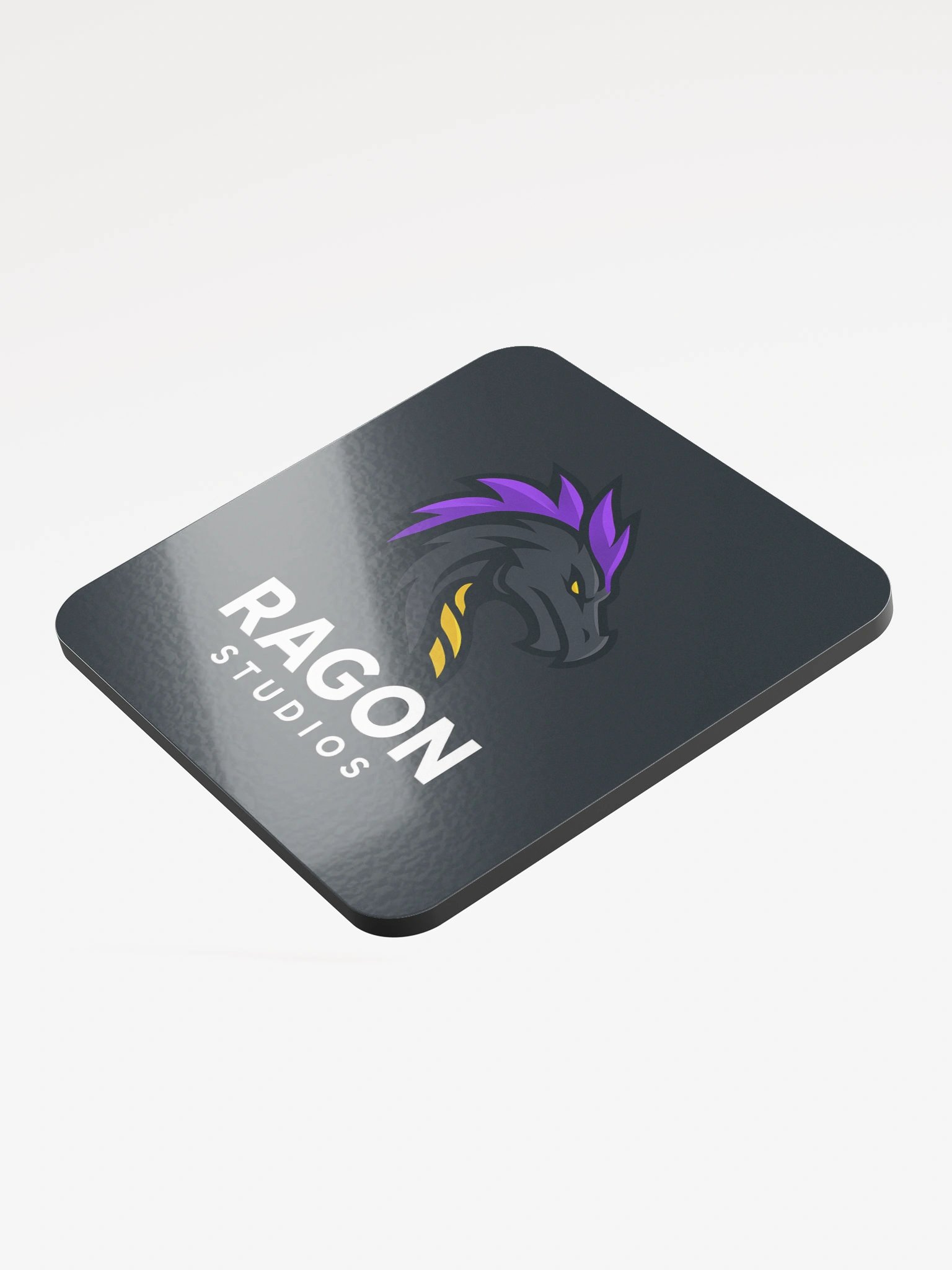 Dragon's Lair Glossed Cork Coaster product image (3)