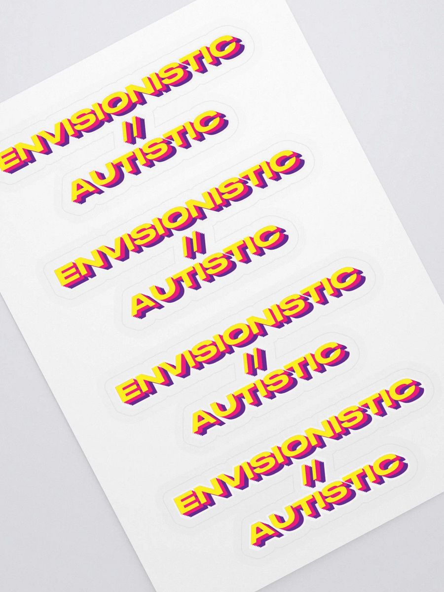 Envisionistic // Autistic Stickers product image (2)