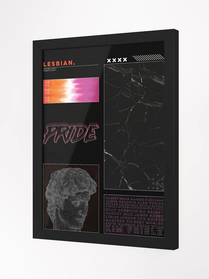 Lesbian Pride Framed Poster product image (8)
