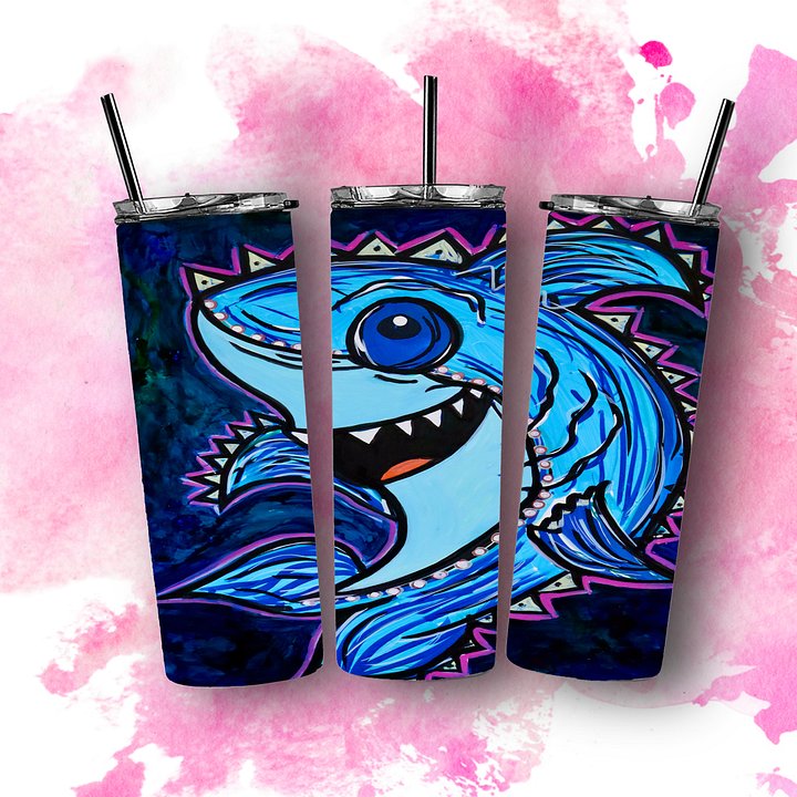 Willis The Shark 20oz Skinny Tumbler product image (1)