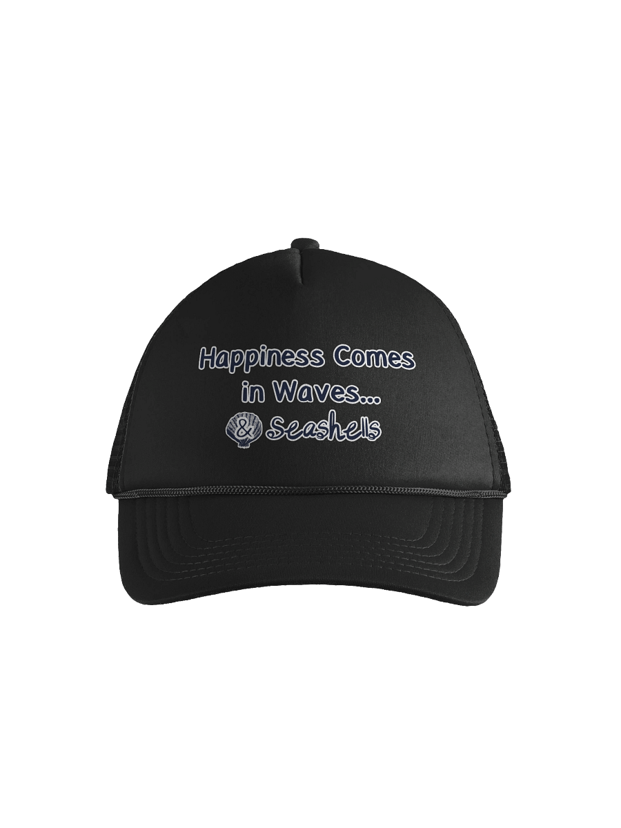 Happiness Comes in Waves...& Seashells | Foam Trucker Hat product image (1)