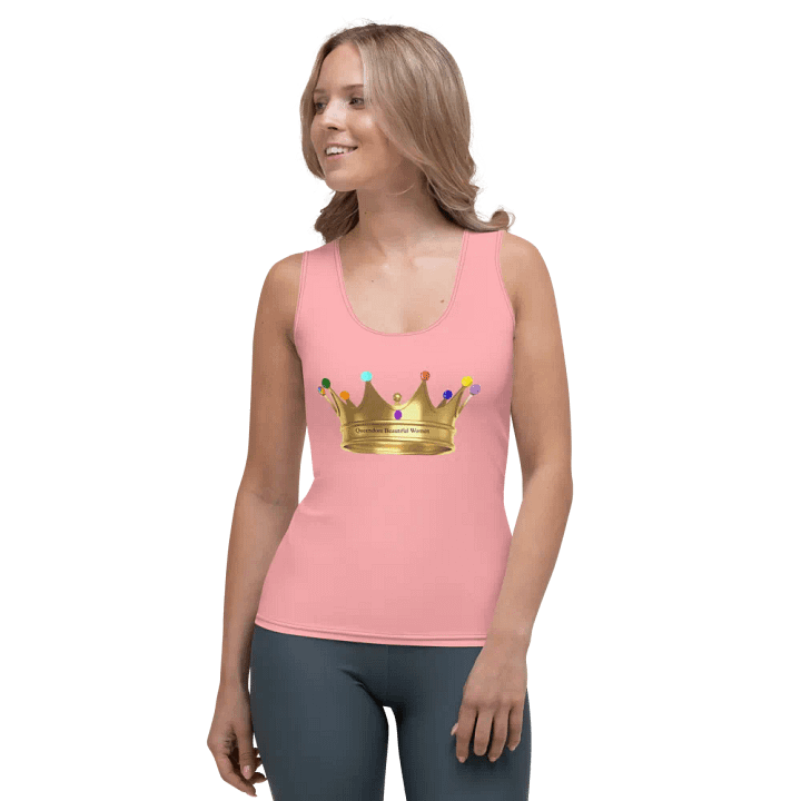 Queendom Beautiful Women Crown Tank Top/Pink (TM) product image (1)