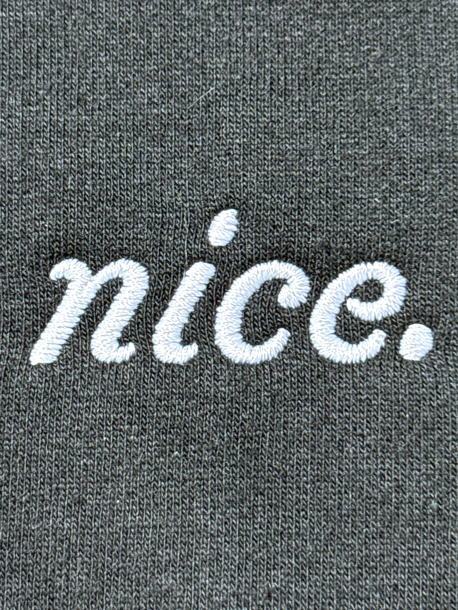 Nice. Originals Embroidered Hoodie (Black) product image (5)