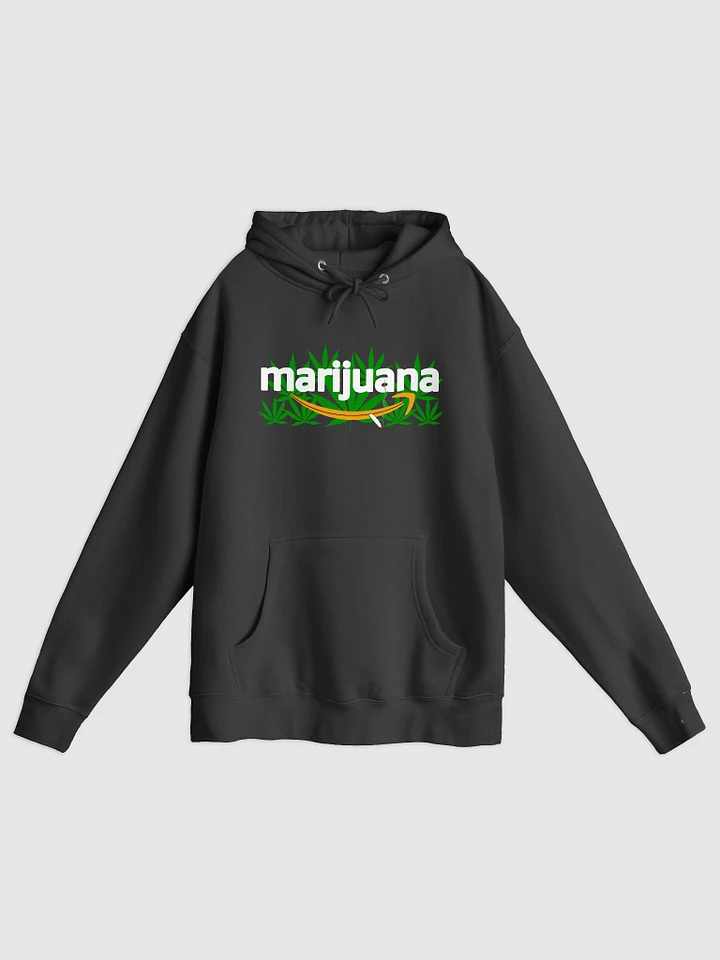Marijuana Shipping Black Hoodie w Back product image (2)