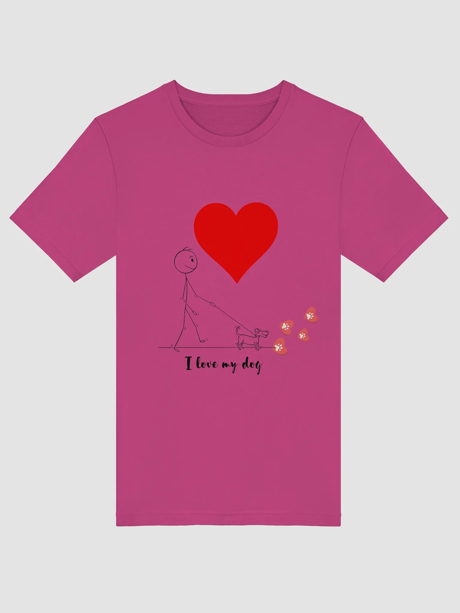 I Love My Dog Supersoft T-Shirt product image (1)