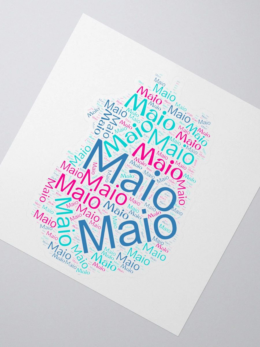 Maio Word Cloud Stickers product image (1)