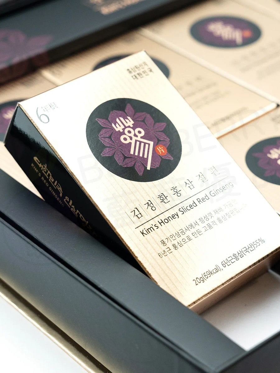 Kim’s Red Ginseng 金正煥蜂蜜紅蔘片（2盒） product image (4)