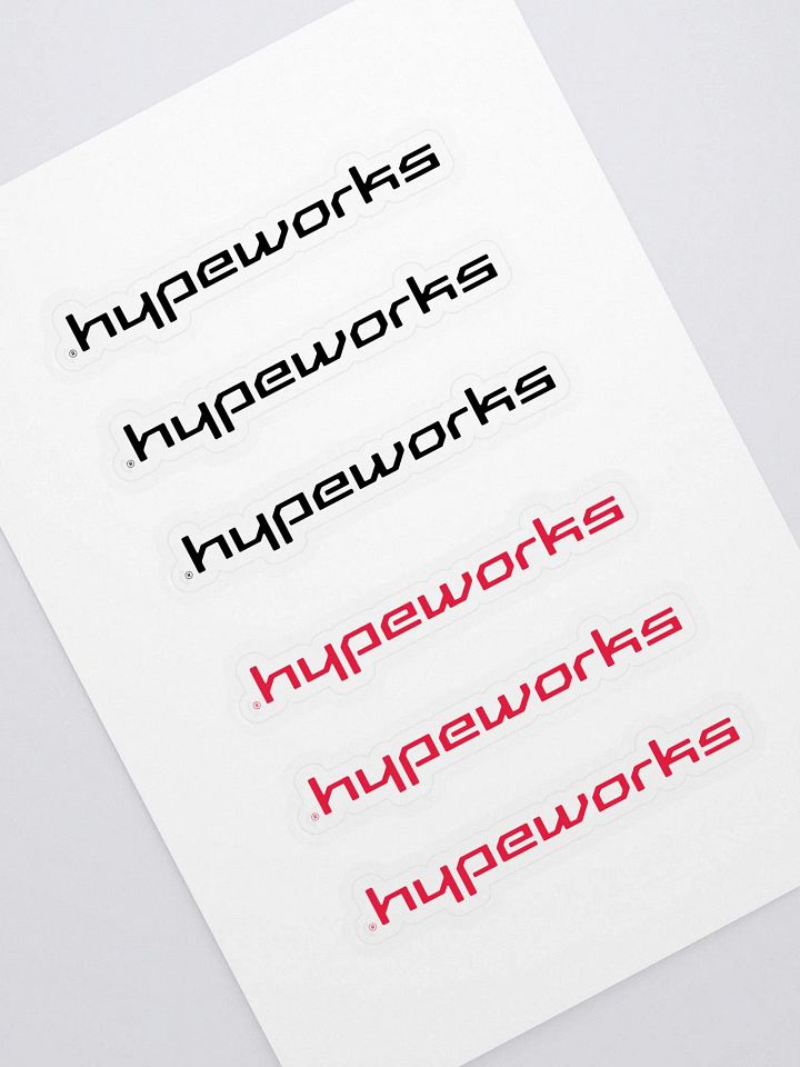 HYPEWORKS Sticker Set product image (2)