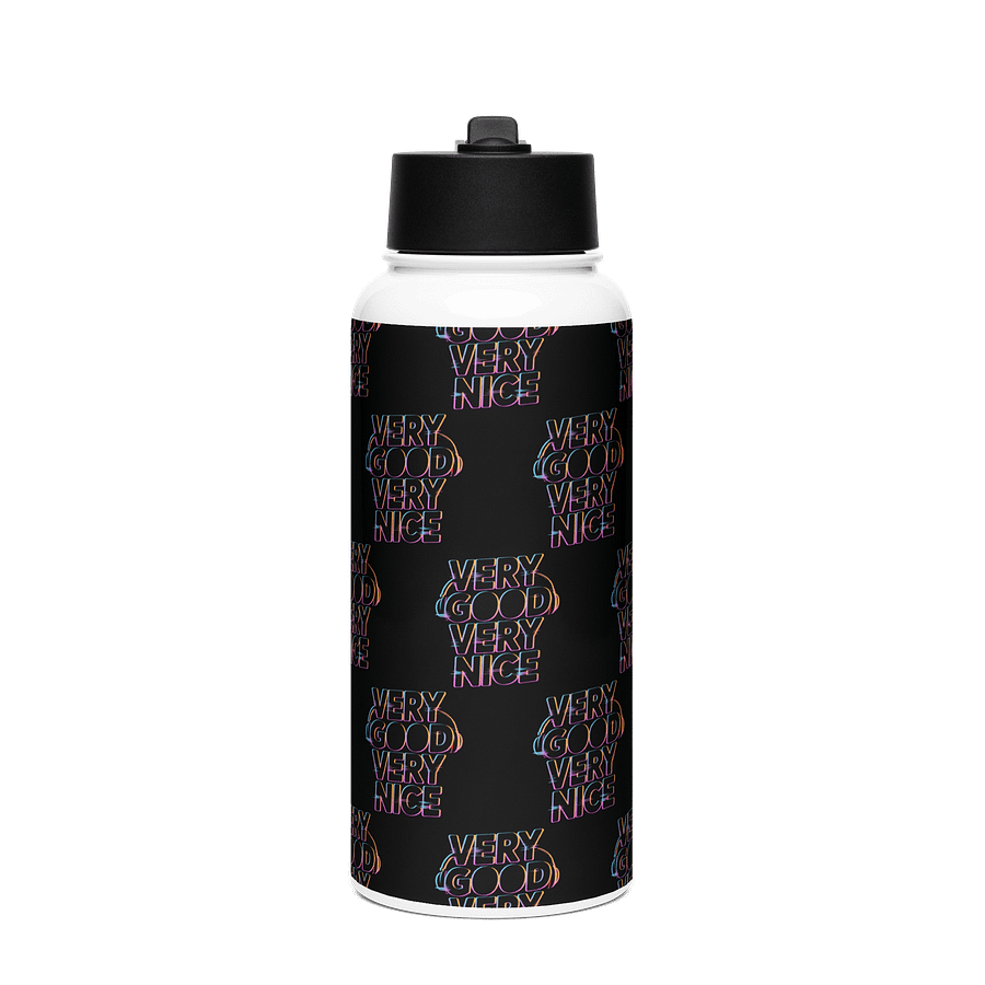 Colorful Vibes Stainless Steel Water Bottle product image (1)