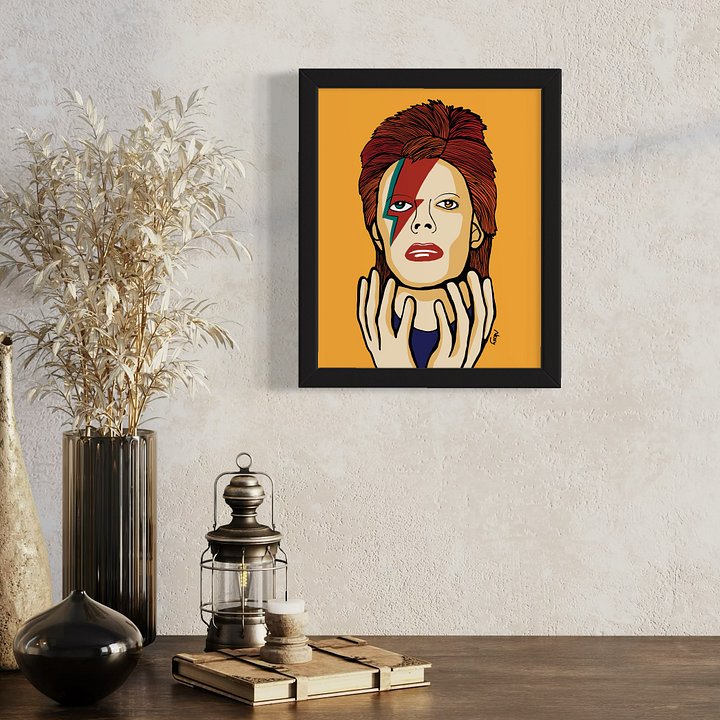 ICON SERIES - Bowie (Framed Matte Print) product image (2)