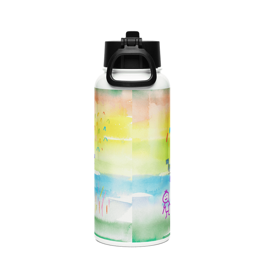Cheerful Math Teacher Appreciation Water Bottle gift forTeachers product image (2)