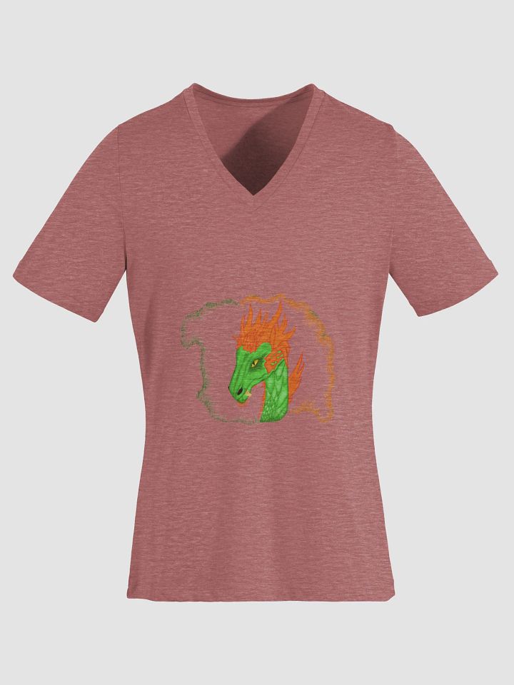 Dragon's Blaze Relaxed V-Neck T-Shirt product image (1)