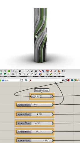 Grasshopper - EX 15 - Polar array + Twist 
.
Create a parametric stair
.
Grasshopper Tutorial Architecture, 3D modeling. Orga...