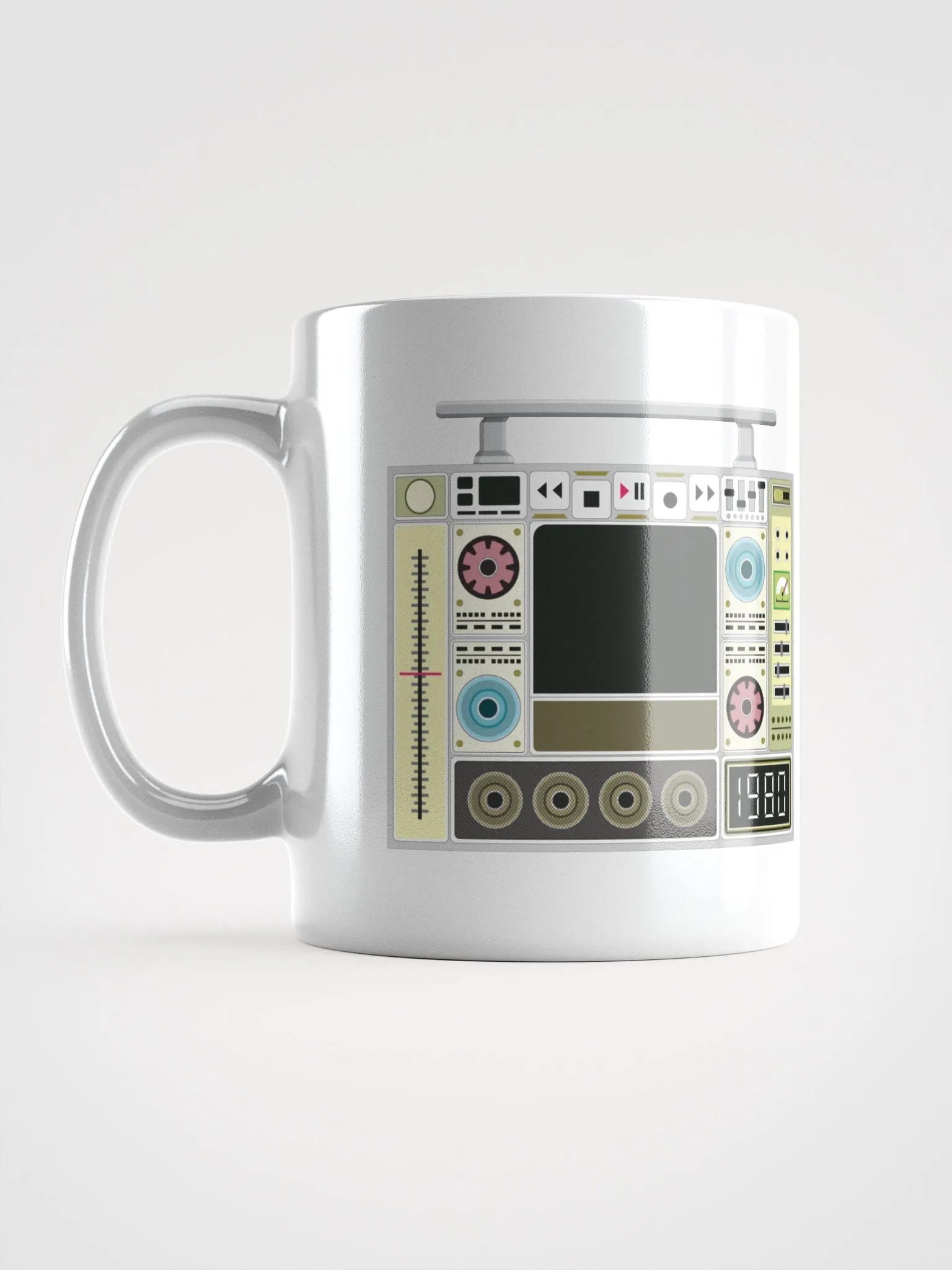 Rap Waveback Machine Mug - White product image (6)
