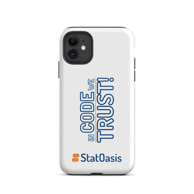 Tough iPhone Case White product image (1)