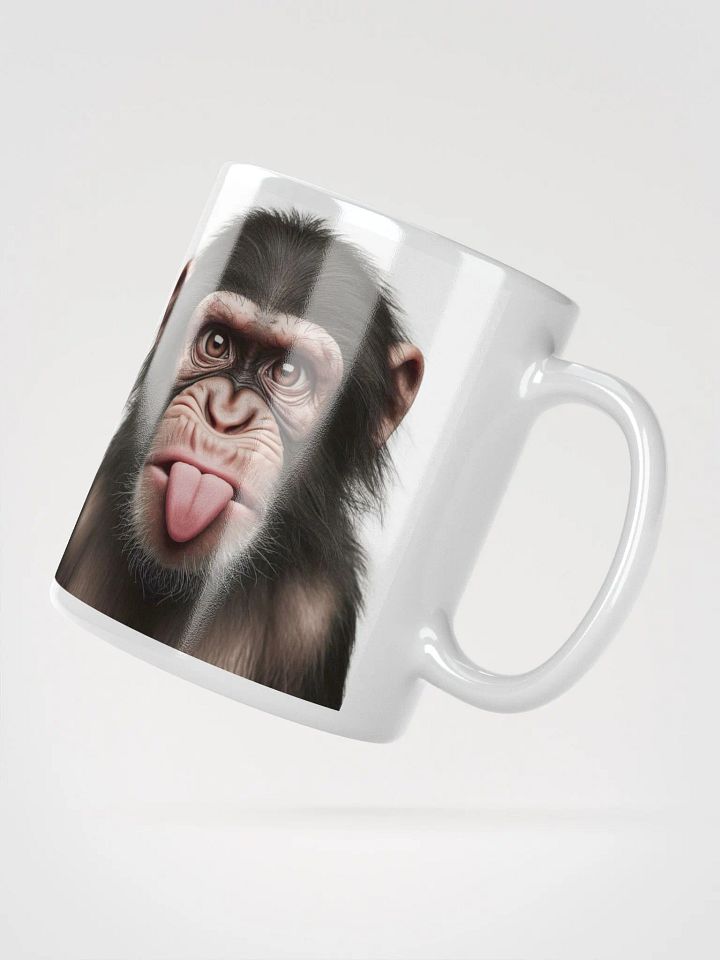 Rude Cheeky Chimp #Humorous Mug - White product image (2)