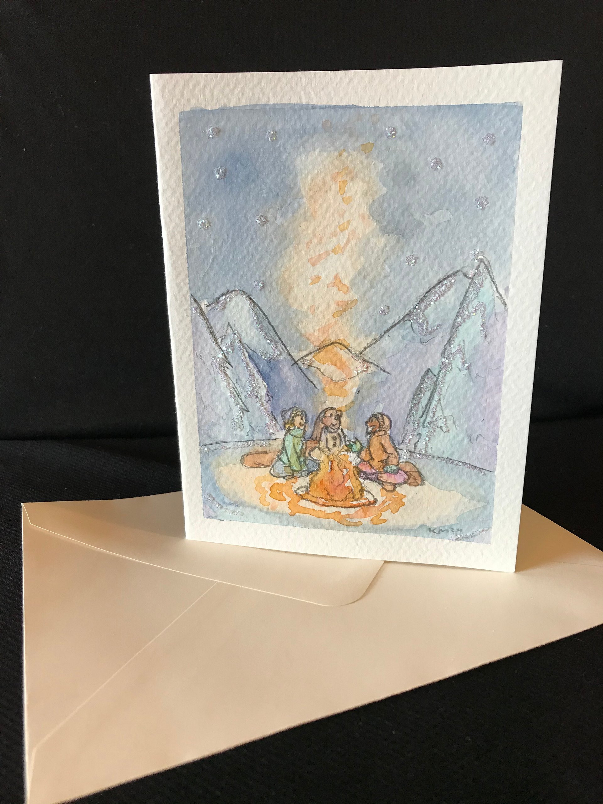 Winter Watercolor Greeting Cards product image (7)