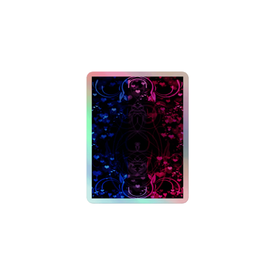 Bisexual Pride Flag Sticker (Flourish Variation) product image (1)
