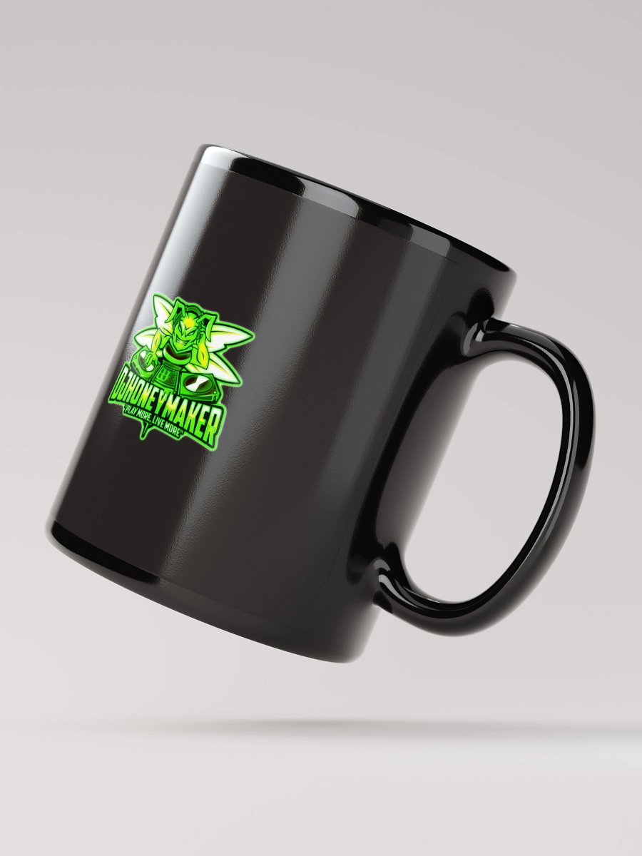 Neon Logo Black Glossy Mug product image (4)