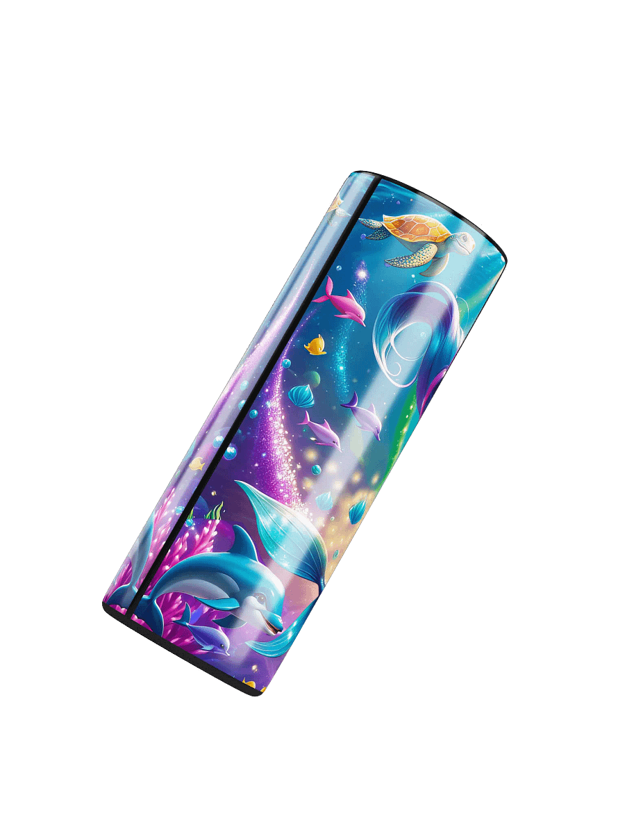 Mermaid Princess 20 oz Skinny Stainless Steel Tumbler - v4 product image (5)