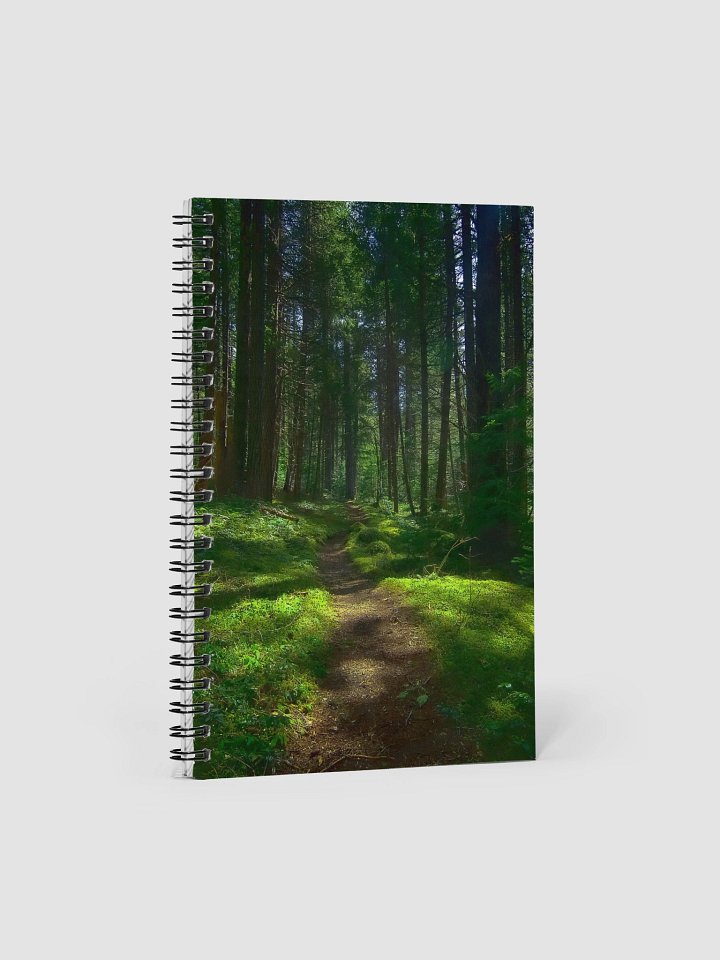 Lower Dungeness Trail Timber sun lighting Spiral Notebook product image (1)