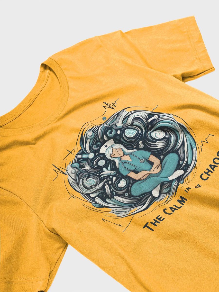 Calm in Chaos Nurse Meditation T-Shirt product image (29)