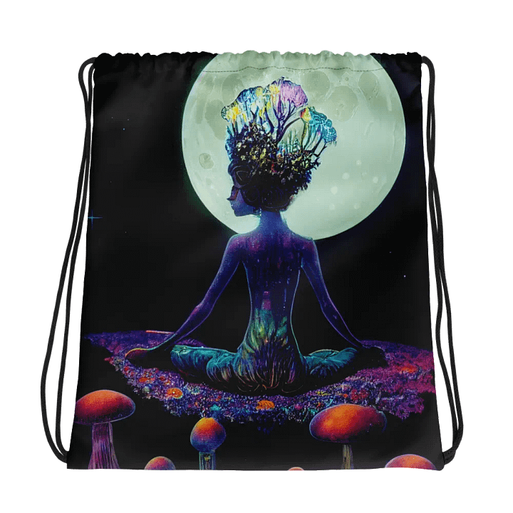 Sleek Straps All-Over Drawstring Bag product image (1)