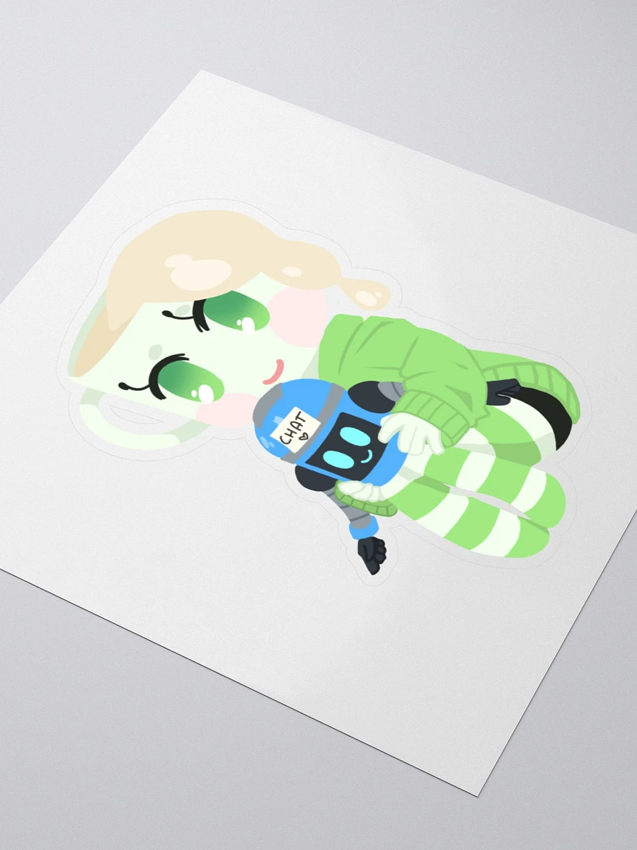 Meg and Chat Snuggle Sticker product image (3)