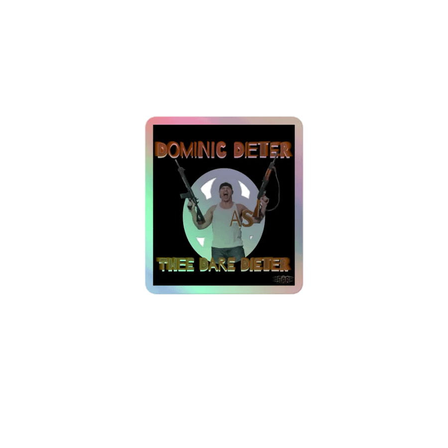 Dominic Dieter As Thee Dare Dieter 05 - Kiss-Cut Holographic Sticker product image (1)