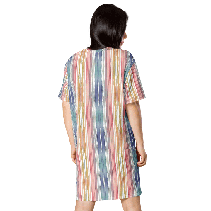 Rainbow Love T-Shirt Dress product image (2)