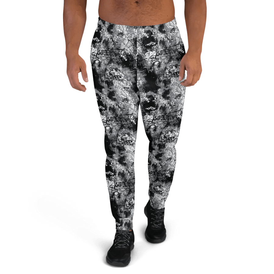 Black and White Graffiti | Recycled Men's Joggers product image (3)