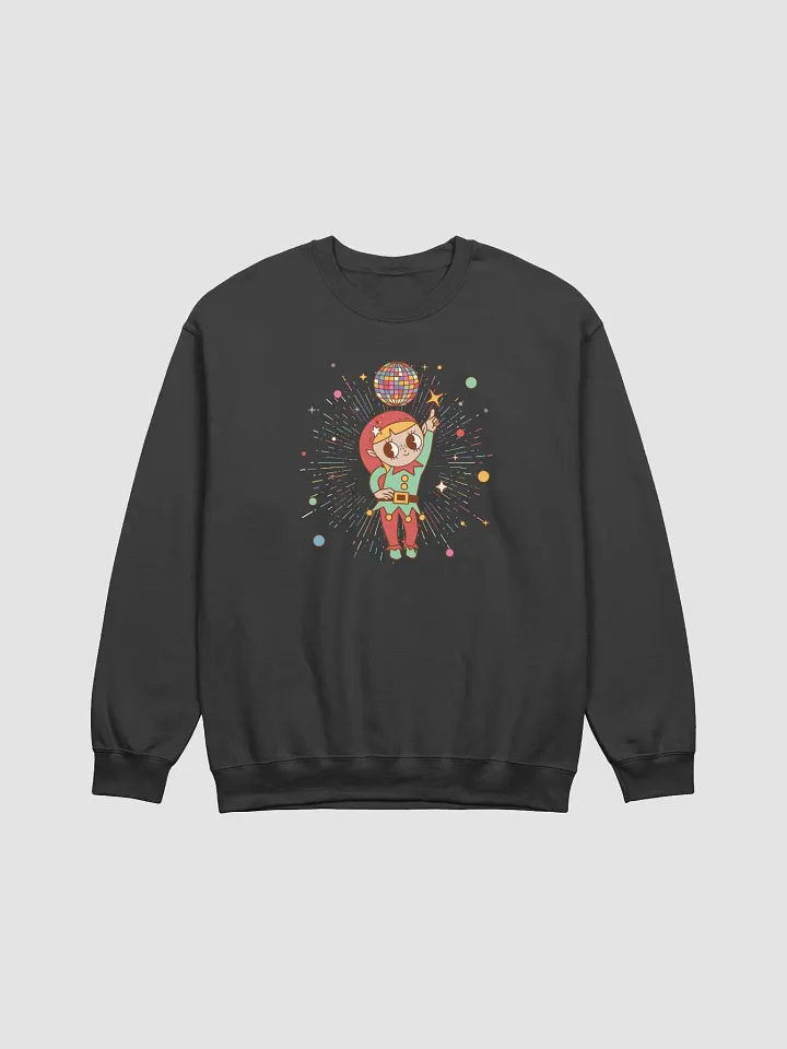 Disco Christmas Elf Sweatshirt 3382 product image (1)