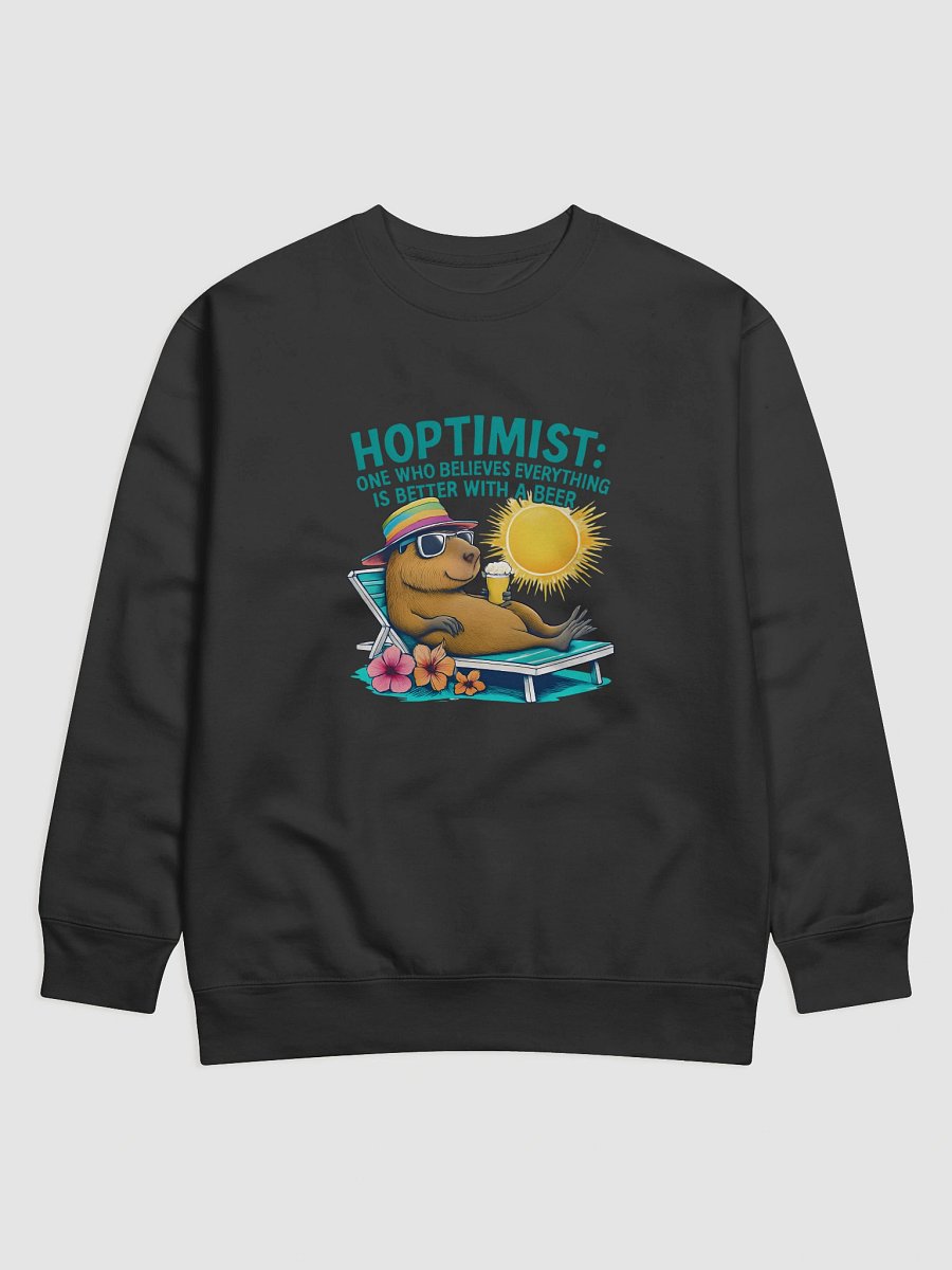 Hoptimist Premium Sweatshirt – Warmth with a Hoppy Outlook product image (2)