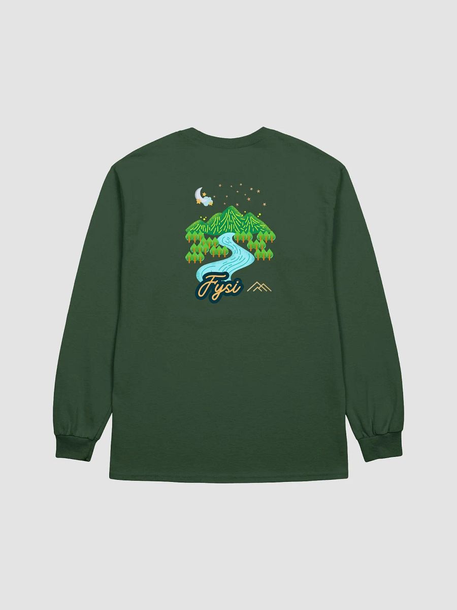 Evergreen long sleeve cotton t-shirt product image (2)