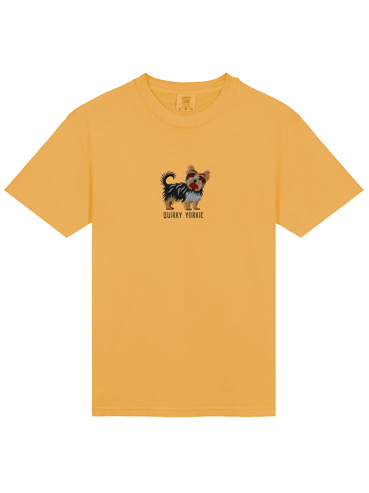 Quirky Yorkie T-Shirt(Embroidered) of a Yorkshire Terrier product image (23)