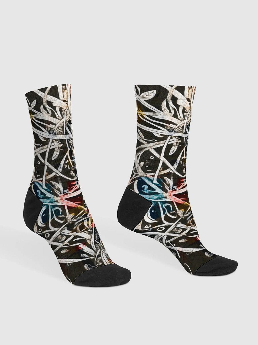 Eco-Chic Artistic Crew Socks product image (3)