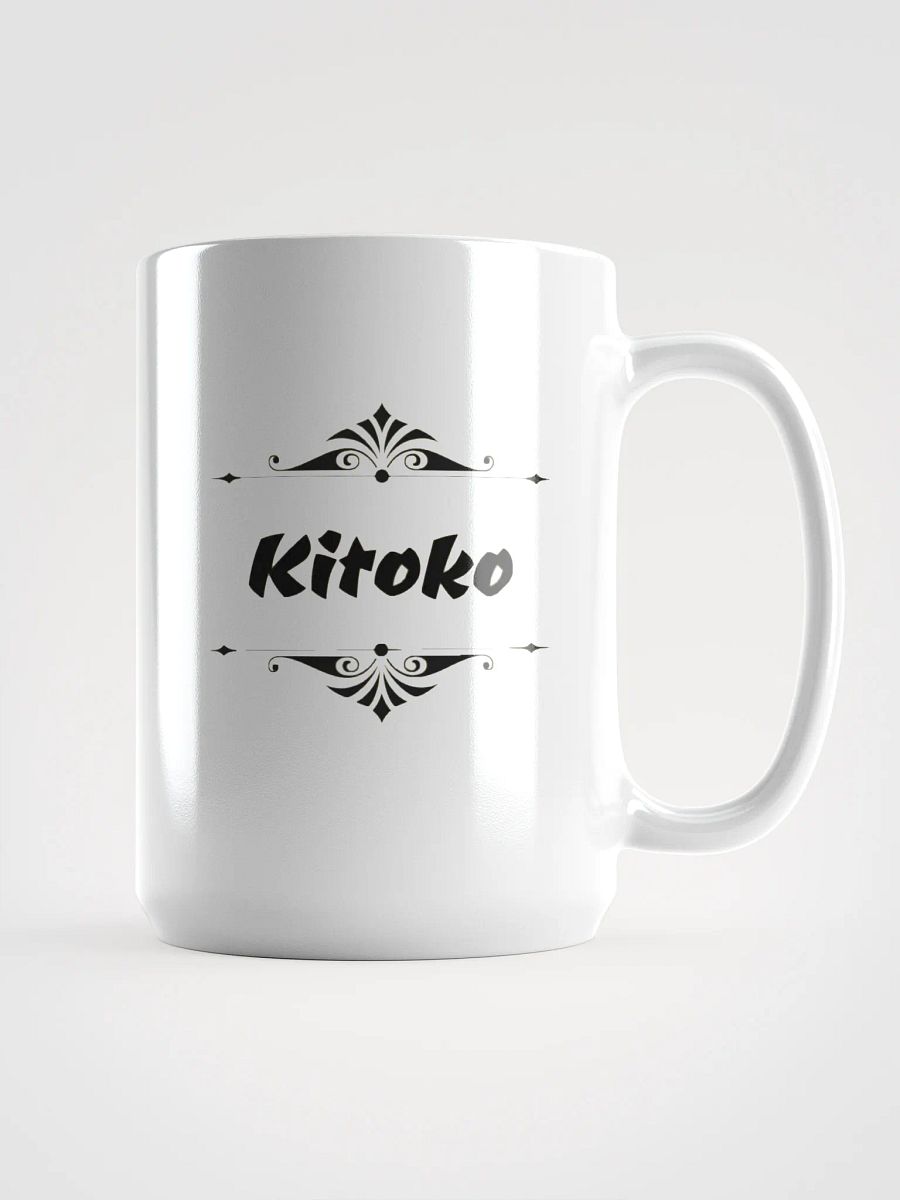 Floral Elegance White Glossy Mug product image (1)