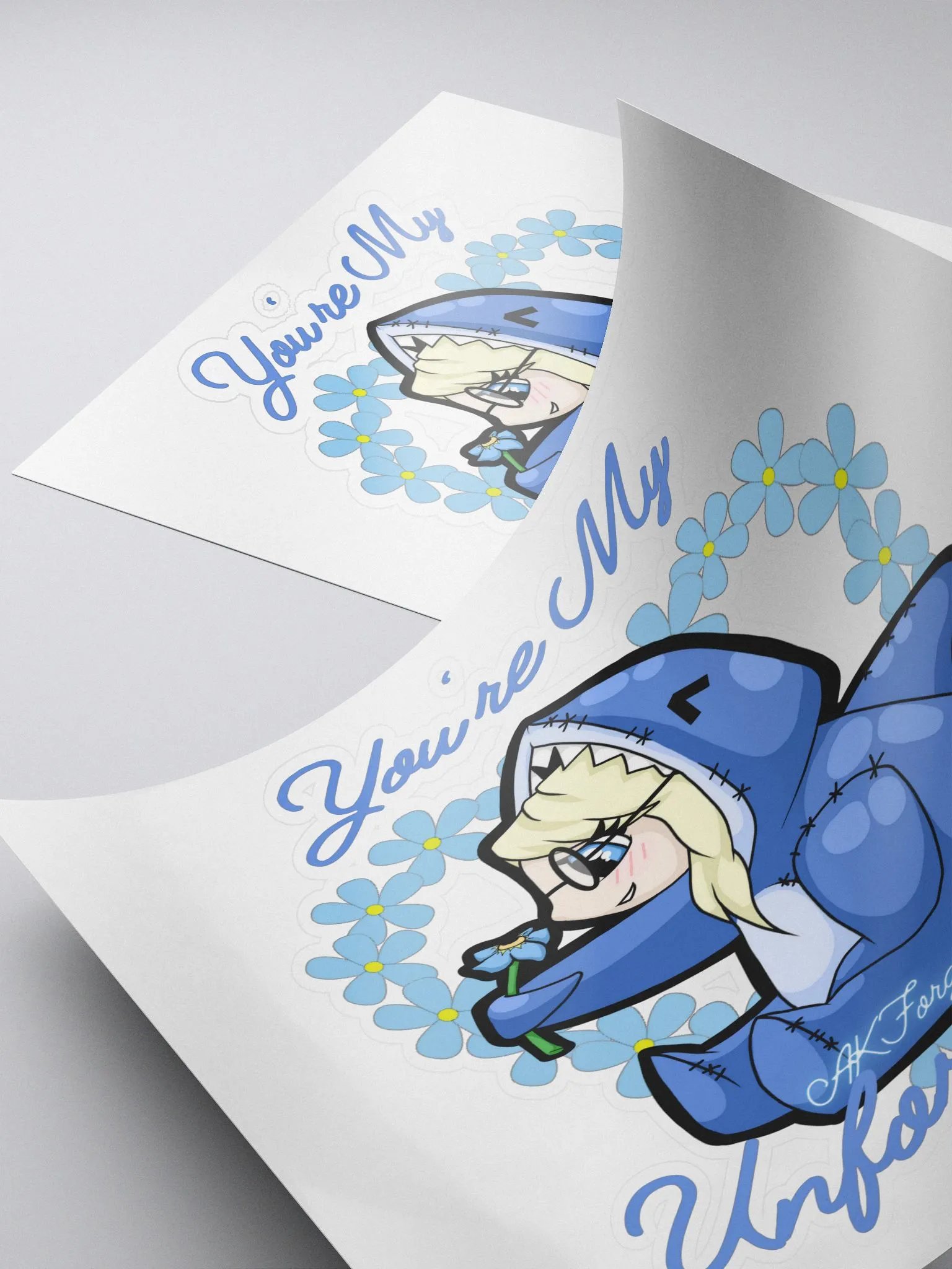 You're My Unforgettable Kiss Cut Stickers product image (4)