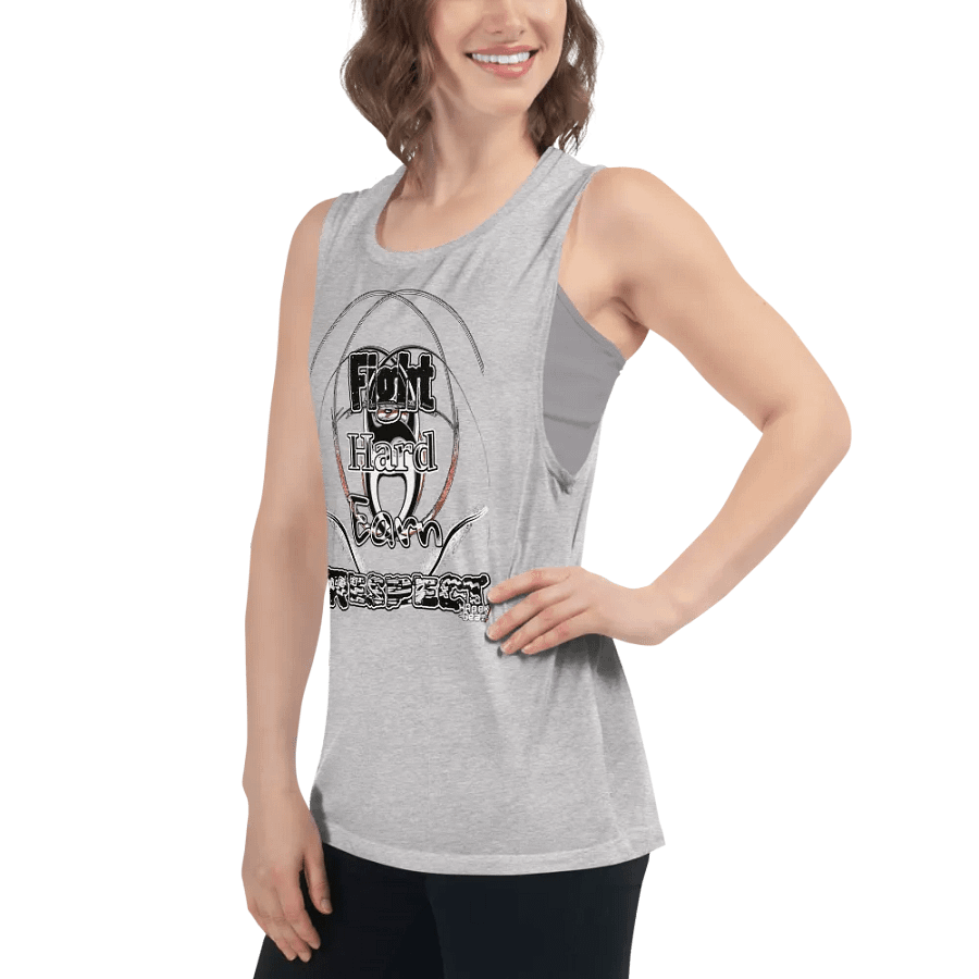 Fight Hard Earn Respect - Women's Flowy Muscle Tank product image (9)