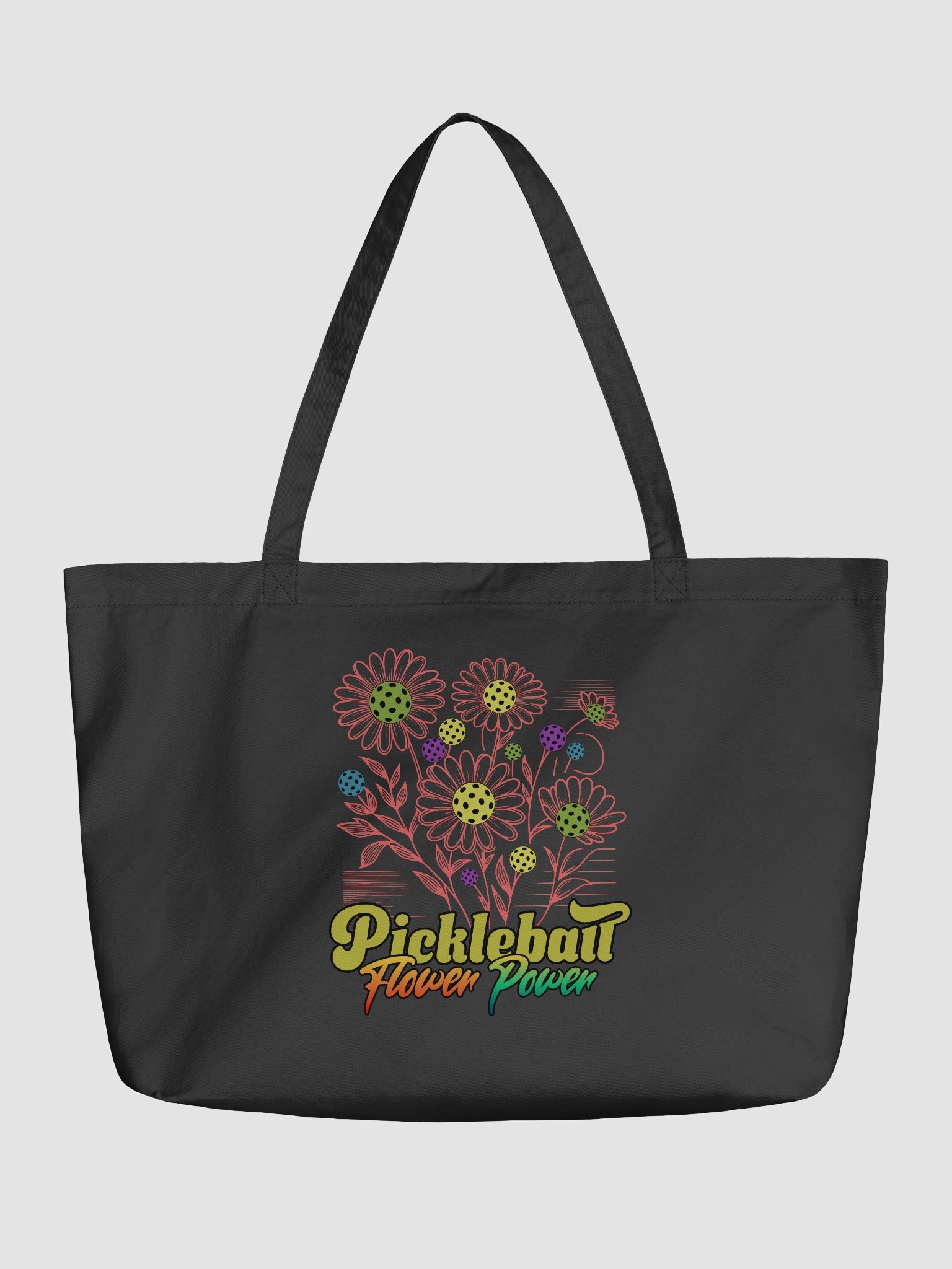 Pickleball Flower Power Tote product image (2)