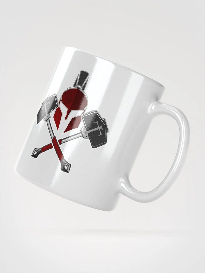 White Mug: Helmet-Logo product image (1)